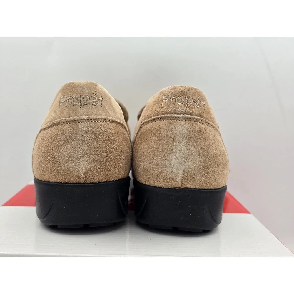 Propet Yetta Slip On Womens Beige Flats Casual WCX103LDOE-08 Sz 8‎ X (2E) EE